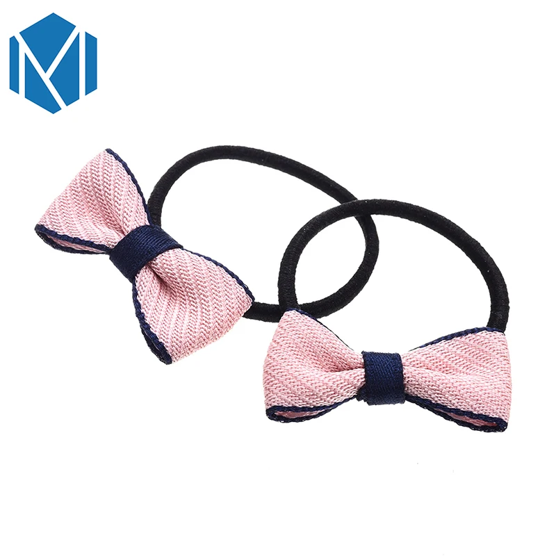 M MISM 1 Lot= 6pcs Girl Headdress Bow Headbands Ponytail Holder Scrunchy Hair Accessories Sweet Elastic Bands/Tie/Rope | Аксессуары для