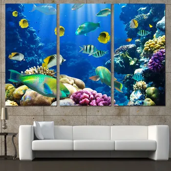 3 Piece Canvas Art Tropical Coral Color Fish Home Decor Wall Art Painting Canvas Prints Picture for Living Room Poster
3 Piece Canvas Art Tropical Coral Color Fish Home Decor Wall Art Painting Canvas Prints Picture for Living Room Poster