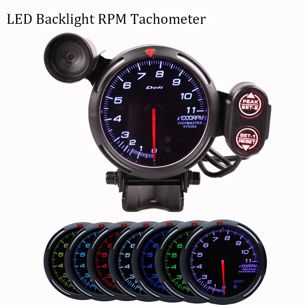 85mm Defi Tachometer Gauge 0~11000 RPM fit for Diesel & Gasoline Engine RPM Tachometer Gauge with Shift Light
85mm Defi Tachometer Gauge 0~11000 RPM fit for Diesel & Gasoline Engine RPM Tachometer Gauge with Shift Light