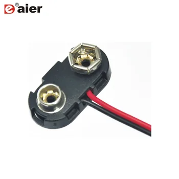 20PCS Black T-Type Plastical 9V Waterproof Battery Holder Connector With Wire Leads With 150mm Wire
20PCS Black T-Type Plastical 9V Waterproof Battery Holder Connector With Wire Leads With 150mm Wire