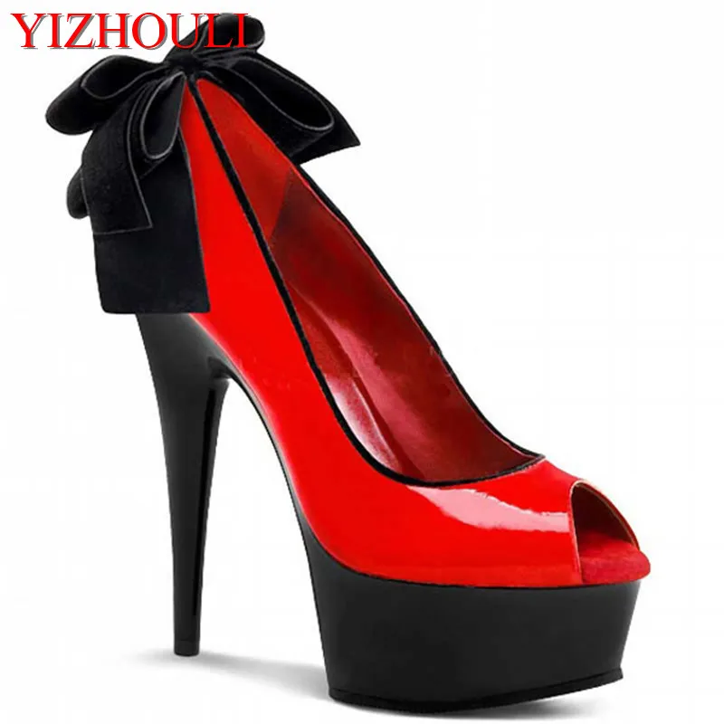open toe bride wedding shoes princess banquet formal dress shoes 15cm ultra high heels 6 inch bowtie sexy single shoes 
open toe bride wedding shoes princess banquet formal dress shoes 15cm ultra high heels 6 inch bowtie sexy single shoes