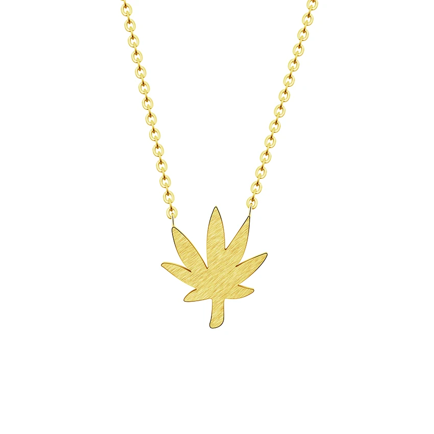 Small Weed Herb Rose Gold Filled Maple Leaf Choker Necklace Women Men Bulgaria Jewelry Stainless Steel Plant Colier Femme 2018
Small Weed Herb Rose Gold Filled Maple Leaf Choker Necklace Women Men Bulgaria Jewelry Stainless Steel Plant Colier Femme 2018