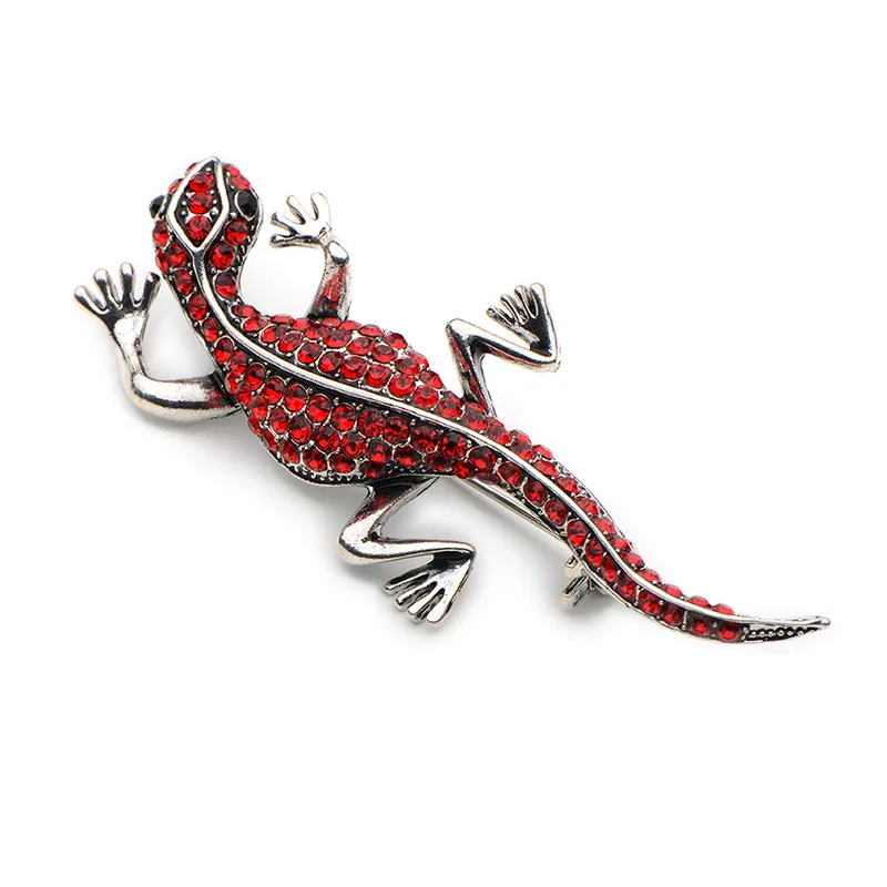Wuli&Baby Silver Color Red Rhinestone And Vintage Gold Color Lizard Brooches Men Women's Animal Party Banquet Weddings Brooch
Wuli&Baby Silver Color Red Rhinestone And Vintage Gold Color Lizard Brooches Men Women's Animal Party Banquet Weddings Brooch