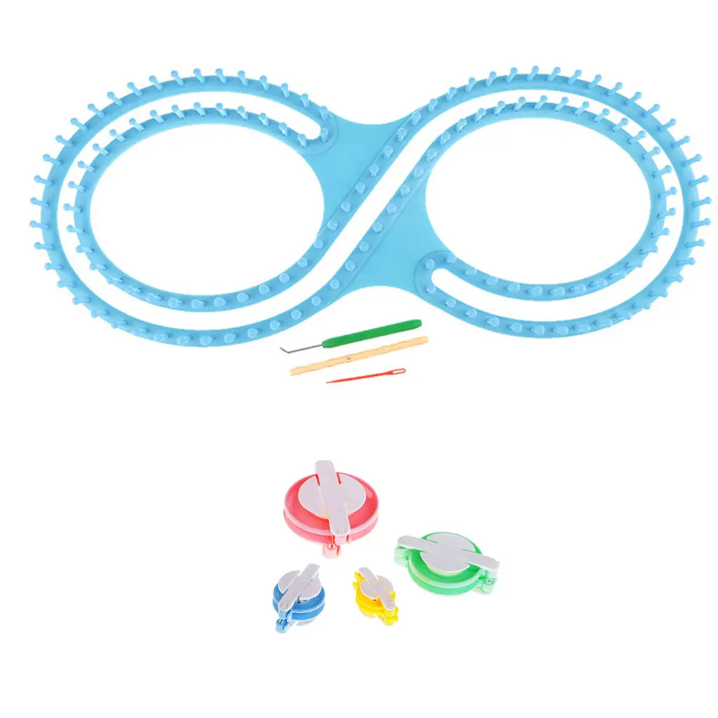 4pcs/Set 8 Shape Knitting Loom Set and 4pcs Fluff Ball WeaverCraft Tool Kit Classical Knitting Yarn Tool
4pcs/Set 8 Shape Knitting Loom Set and 4pcs Fluff Ball WeaverCraft Tool Kit Classical Knitting Yarn Tool