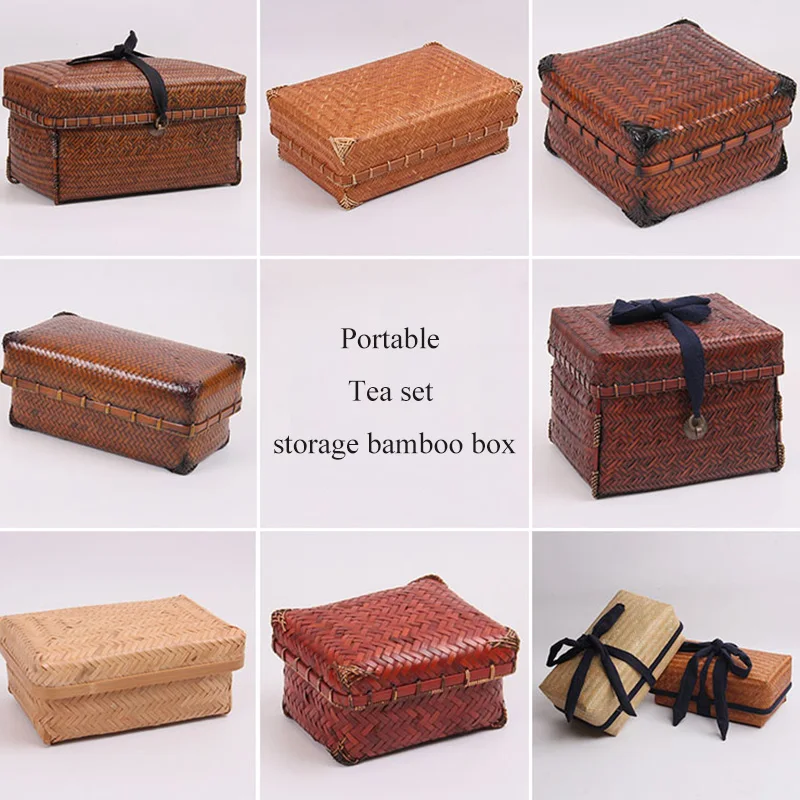 Durable Retro Design Bamboo Storage Box For Tea Set Tea Pot Cup Portable Tea Cup Storage Bag For Travelling Office Home Hotel
Durable Retro Design Bamboo Storage Box For Tea Set Tea Pot Cup Portable Tea Cup Storage Bag For Travelling Office Home Hotel