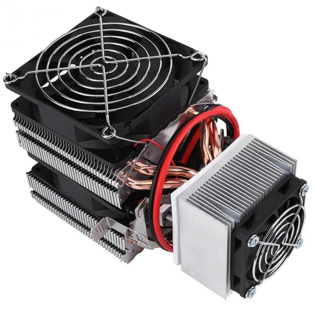 DC12V 120W Thermoelectric Cooler Peltier Refrigeration Cooler Air Cooling Radiator DIY Fridge Cooler Mini Air Conditioner
DC12V 120W Thermoelectric Cooler Peltier Refrigeration Cooler Air Cooling Radiator DIY Fridge Cooler Mini Air Conditioner