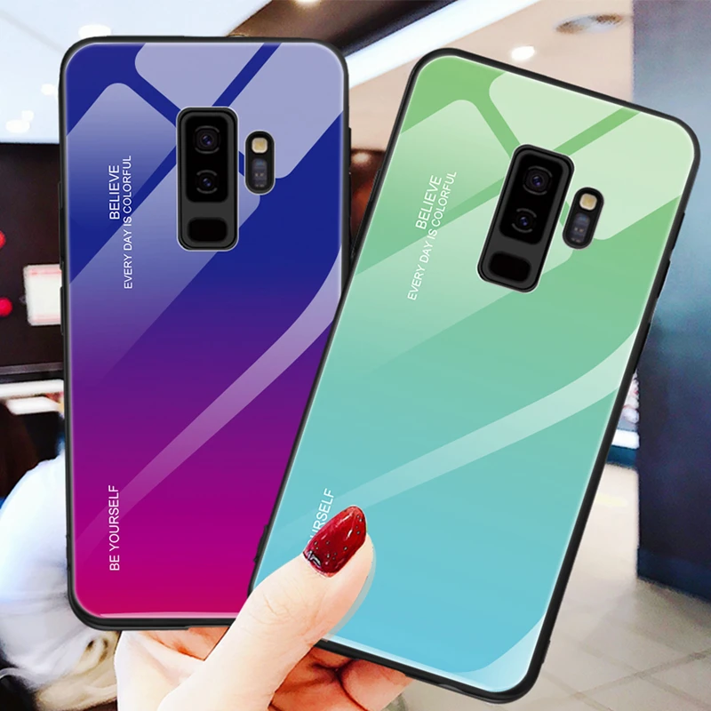 Gradient Case For Samsung M20 M10 case Galaxy A7 2018 j4 j6 A8 for Samsung A50 cases Galaxy S8 S9 S10 Plus Tempered phone Cover
Gradient Case For Samsung M20 M10 case Galaxy A7 2018 j4 j6 A8 for Samsung A50 cases Galaxy S8 S9 S10 Plus Tempered phone Cover