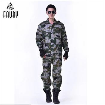 High Quality Army Military Uniform Tactical Camouflage Suits Military Fans Male Combat Uniforms CS Training Uniform Hunting Suit
High Quality Army Military Uniform Tactical Camouflage Suits Military Fans Male Combat Uniforms CS Training Uniform Hunting Suit