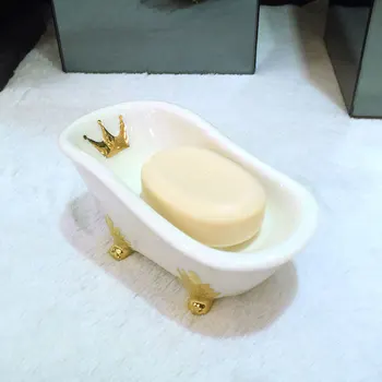 European Ceramic Small Bath Soap Box Drain Soap Tray for Bathroom Hotel Restaurant Soap Dish Holder Originality Wedding Gifts
European Ceramic Small Bath Soap Box Drain Soap Tray for Bathroom Hotel Restaurant Soap Dish Holder Originality Wedding Gifts