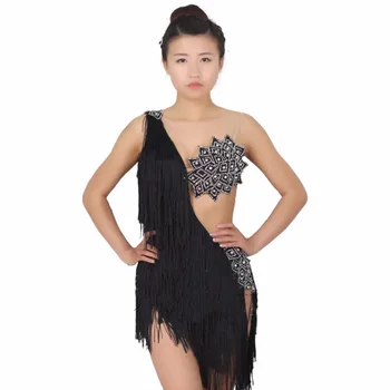 Comfort Latin Dance Dresses For Ladies 4 Color Sexy Backless Tassel Skirts Fashionable Women Exhibit Ballroom Dress Fabrics 1187
Comfort Latin Dance Dresses For Ladies 4 Color Sexy Backless Tassel Skirts Fashionable Women Exhibit Ballroom Dress Fabrics 1187