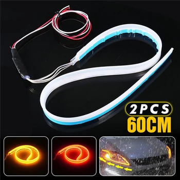 2X 60cm Slim Flexible LED Switchback Headlight Sequential DRL Light Strip Tube Red&Yellow
2X 60cm Slim Flexible LED Switchback Headlight Sequential DRL Light Strip Tube Red&Yellow