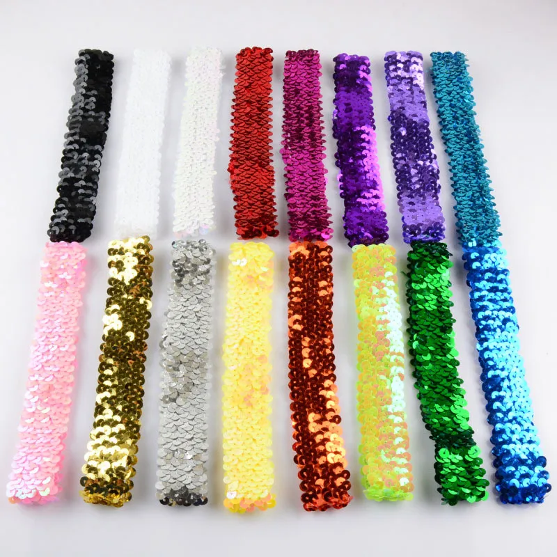 16pcs/lot 16colors Sparkly Fashion Glitter Sequin Elastic Headbands For Christmas Kids DIY Hair Ornaments Accessories
16pcs/lot 16colors Sparkly Fashion Glitter Sequin Elastic Headbands For Christmas Kids DIY Hair Ornaments Accessories