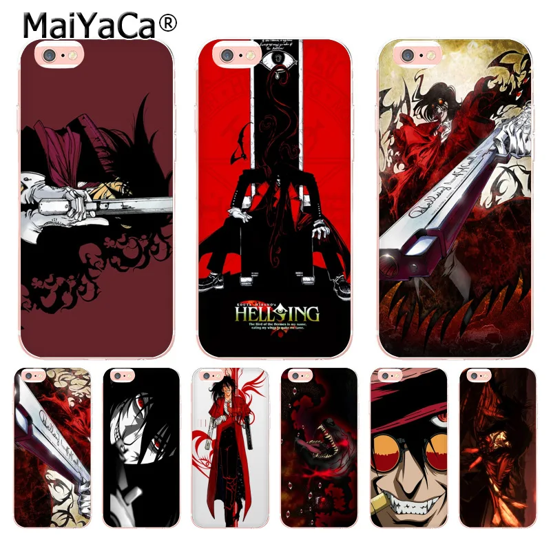 MaiYaCa Alucard Hellsing cartoon amine New Luxury fashion cell phone case for Apple iPhone 8 7 6 6S Plus X 5 5S SE 5C case Cover
MaiYaCa Alucard Hellsing cartoon amine New Luxury fashion cell phone case for Apple iPhone 8 7 6 6S Plus X 5 5S SE 5C case Cover