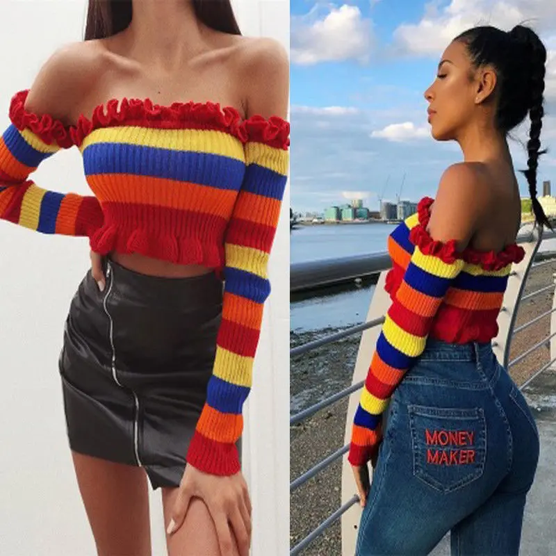 Sexy Bra Tube Tops Underwear For Women Colors Stripe Bandeau Long Sleeve Ruffle Side Top Crop Bra Lady Brand Intimates Clothes
Sexy Bra Tube Tops Underwear For Women Colors Stripe Bandeau Long Sleeve Ruffle Side Top Crop Bra Lady Brand Intimates Clothes