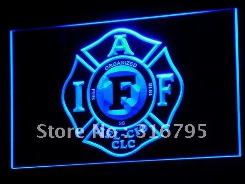 B255 пожарная помощь IAFF пожарные машины NR светодиодсветильник неоновые световые
