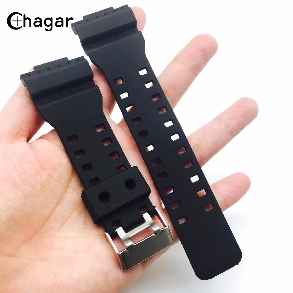 16mm Black Silicone Rubber Sports watch strap for Casio GA100 GA110 G8900 GD100 Men Women Waterproof Watch Band Wrist Bracelet
16mm Black Silicone Rubber Sports watch strap for Casio GA100 GA110 G8900 GD100 Men Women Waterproof Watch Band Wrist Bracelet