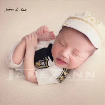 Jane Z Ann Newborn photography dress baby navy suit hat+shirt+pants studio shooting clothing
Jane Z Ann Newborn photography dress baby navy suit hat+shirt+pants studio shooting clothing