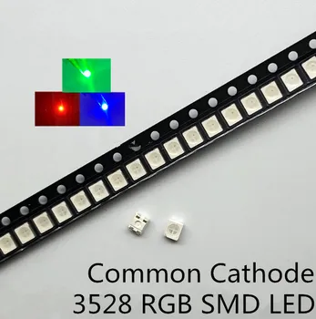 2000pcs SMD 3528 RGB LED Common CATHODE 20mA SMT Chip Tricolor (Red Green Blue) 1210 Surface Mount PCB Light Emitting Diode Lamp
2000pcs SMD 3528 RGB LED Common CATHODE 20mA SMT Chip Tricolor (Red Green Blue) 1210 Surface Mount PCB Light Emitting Diode Lamp