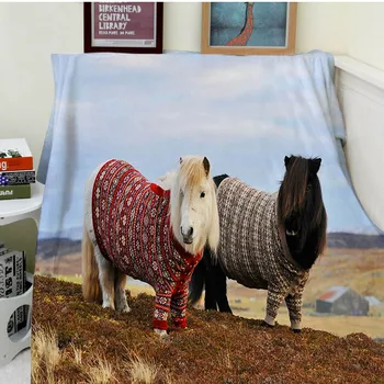 Blankets Comfort Warmth Soft Cozy Air conditioning Easy Care Machine Wash Funny Shetland Pony Small Horses
Blankets Comfort Warmth Soft Cozy Air conditioning Easy Care Machine Wash Funny Shetland Pony Small Horses