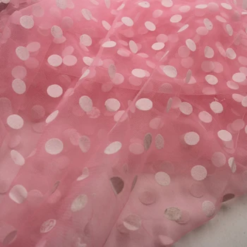 1Piece Cute Polks Dots Flocked Net Fabric Material Baby Girl Dress Accessories Diy Tissus Mesh Lace Fabrics Pink Cloth
1Piece Cute Polks Dots Flocked Net Fabric Material Baby Girl Dress Accessories Diy Tissus Mesh Lace Fabrics Pink Cloth