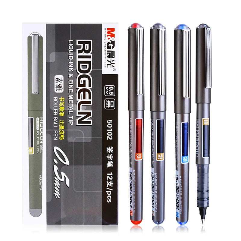 12pcs/box ballpoint pen M&G Simple but elegant ARP50102 water-based gel 0.5 mm large capacity direct liquid pen
12pcs/box ballpoint pen M&G Simple but elegant ARP50102 water-based gel 0.5 mm large capacity direct liquid pen