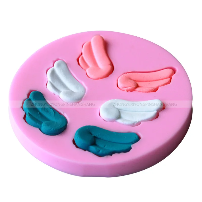 Six Even Angel Wings Shaped Silicone Cake Mold Kitchen Baking Mold chocolate candy silicone cake mold Fondant Cake Tools
Six Even Angel Wings Shaped Silicone Cake Mold Kitchen Baking Mold chocolate candy silicone cake mold Fondant Cake Tools