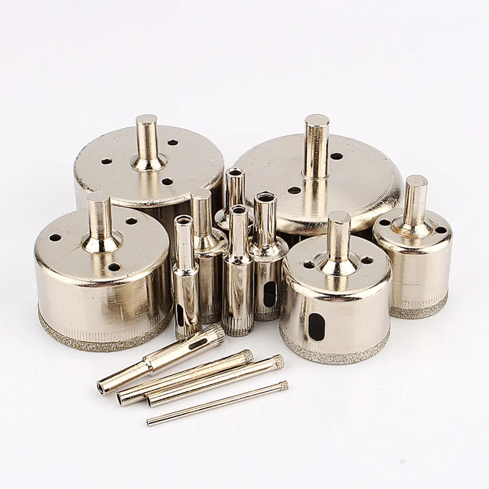 14pc/set Diamond Coated Core Drill Bit Tile Marble Glass Ceramic Hole Saw Set 3-70mm 14pc/set Diamond Coated Core Drill Bit Tile Marble Glass Ceramic Hole Saw Set 3-70mm<br><br>Aliexpress