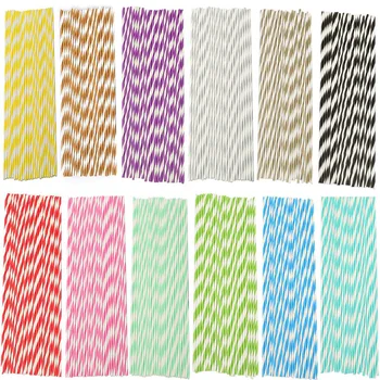 25Pcs Disposable Paper Straws Stripe Drinking Straws for Party Birthday Wedding Decoration New Year Party Supplies
25Pcs Disposable Paper Straws Stripe Drinking Straws for Party Birthday Wedding Decoration New Year Party Supplies