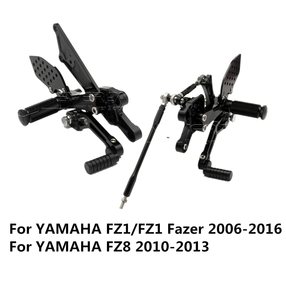 FZ1/FZ1 Fazer 2006-2016 FZ8 2010-2013 Aluminum Alloy Motorcycle Foot Rests Rear Set Adjustable Foot Pegs Rearset For Yamaha
FZ1/FZ1 Fazer 2006-2016 FZ8 2010-2013 Aluminum Alloy Motorcycle Foot Rests Rear Set Adjustable Foot Pegs Rearset For Yamaha