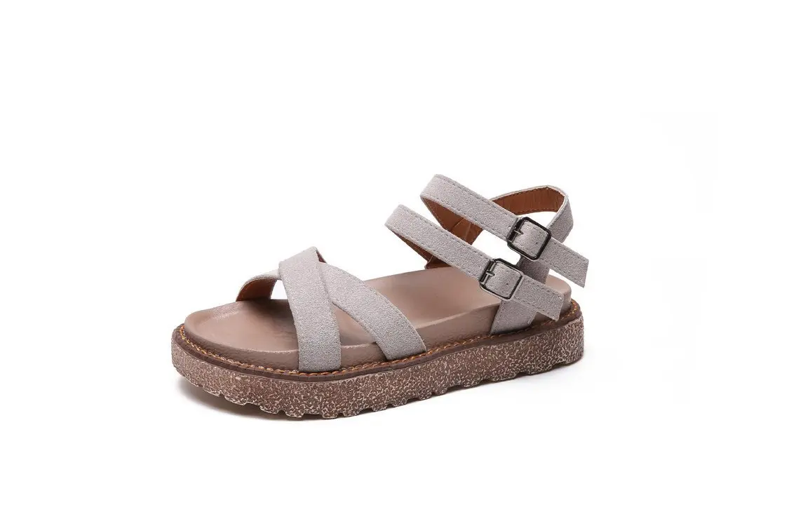 2019 Summer Women's Shoes Casual Non-slip Sandals Leisure Buckle Strap Front&Rear Strap Solid Color Sandals Open Toe EUR35-39
2019 Summer Women's Shoes Casual Non-slip Sandals Leisure Buckle Strap Front&Rear Strap Solid Color Sandals Open Toe EUR35-39