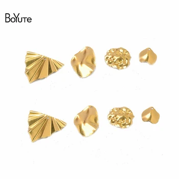BoYuTe 100Pcs Metal Brass Stamping Geometric Charms Diy Hand Made Metal Brass Jewelry Accessories
BoYuTe 100Pcs Metal Brass Stamping Geometric Charms Diy Hand Made Metal Brass Jewelry Accessories