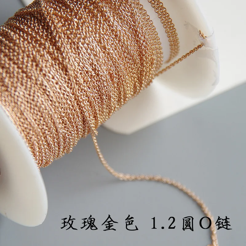 16inch/18inch Gold filled round O-shape chain,approx. 1.2mm,good quality,rose gold chains DIY handmade jewelry findings J1383
16inch/18inch Gold filled round O-shape chain,approx. 1.2mm,good quality,rose gold chains DIY handmade jewelry findings J1383