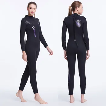 Women's Wetsuit Full Suit Flatlock Stitching Premium 5mm Warm Plush Lining Jumpsuit Diving Scuba Surfing Woman SCR W Neoprene
Women's Wetsuit Full Suit Flatlock Stitching Premium 5mm Warm Plush Lining Jumpsuit Diving Scuba Surfing Woman SCR W Neoprene