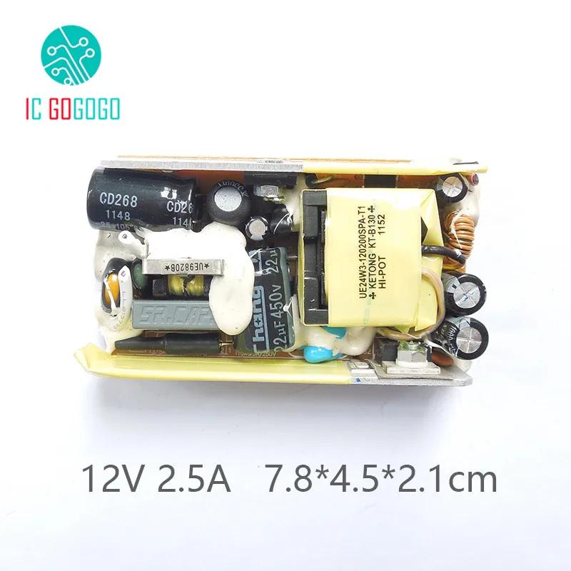 AC-DC 12V 2.5A Switching Power Supply Module DC Voltage Regulator Switch Circuit Bare Board For Huawei 2500MA 100-240V 50/60HZ
AC-DC 12V 2.5A Switching Power Supply Module DC Voltage Regulator Switch Circuit Bare Board For Huawei 2500MA 100-240V 50/60HZ