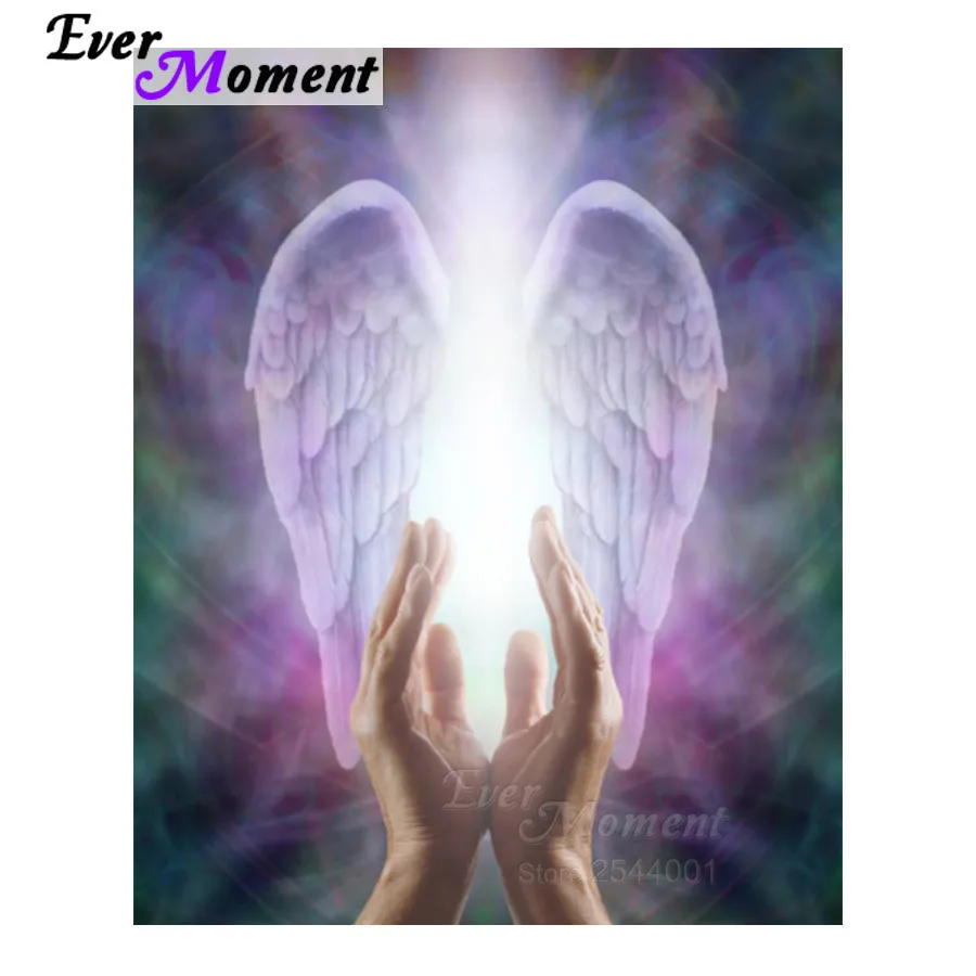 Ever Moment 5D Diy Diamond Painting Religious Beautiful Praying Hands Guardian Angel Wings Embroidery Cross Stich Set ASF882
Ever Moment 5D Diy Diamond Painting Religious Beautiful Praying Hands Guardian Angel Wings Embroidery Cross Stich Set ASF882