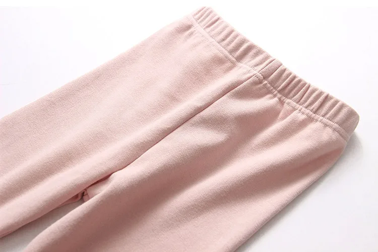 2018 Spring Autumn Kids Children Birthday Gift Solid Color Pink Navy Blue Gray Cat Bow Embroidery Butterfly Leggings For Girls (10)