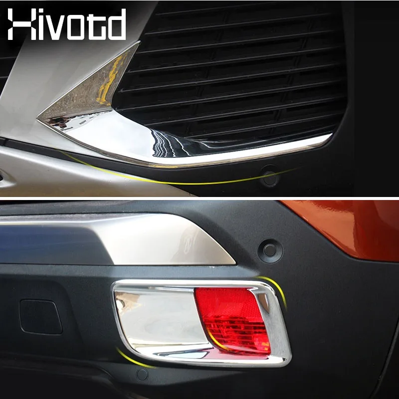 Hivotd for peugeot 3008 3008GT 2017 2018 car front rear trim for Fog lights sticker protector exterior decoration Accessories 
Hivotd for peugeot 3008 3008GT 2017 2018 car front rear trim for Fog lights sticker protector exterior decoration Accessories