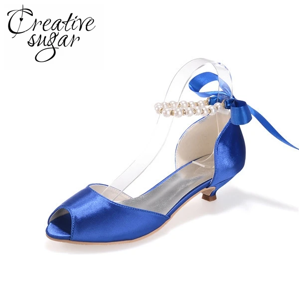 Creativesugar ladies open toe two piece D'osay kitten heel shoes elegant satin peep toe w/ ribbon bow pearl ankle strap wedding
Creativesugar ladies open toe two piece D'osay kitten heel shoes elegant satin peep toe w/ ribbon bow pearl ankle strap wedding