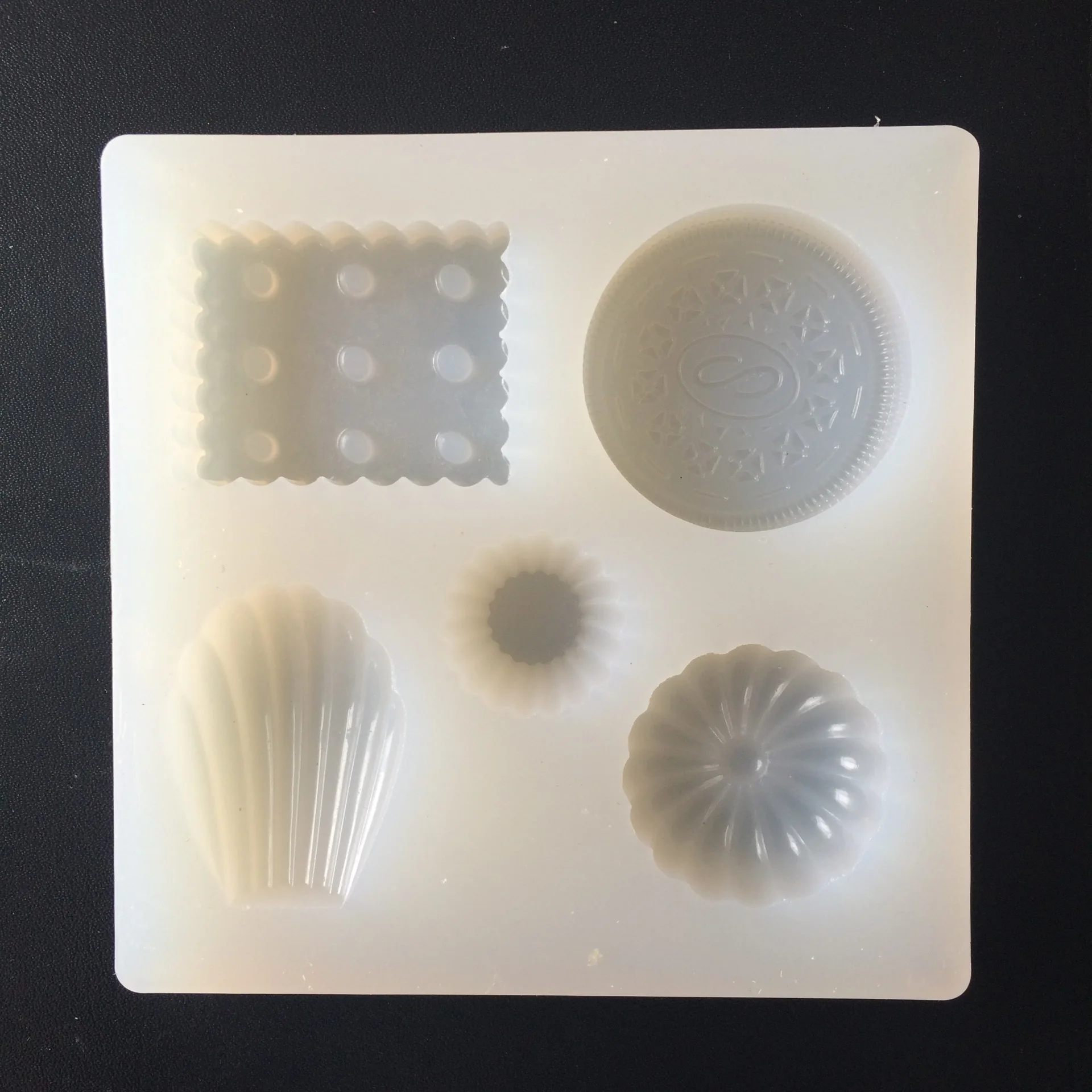 Handmade Silicone Mold Mould sugarcraft Candle Clay ice Tray Chocolate soap Making Oreo Cookie