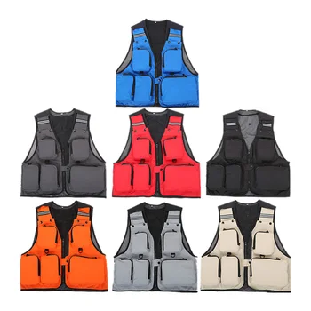Outdoor Fishing Vest For Men Jacket Summer Sport Clothing Camping Multi Pocket Director Vests Safety Waistcoat Survival Utility
Outdoor Fishing Vest For Men Jacket Summer Sport Clothing Camping Multi Pocket Director Vests Safety Waistcoat Survival Utility
