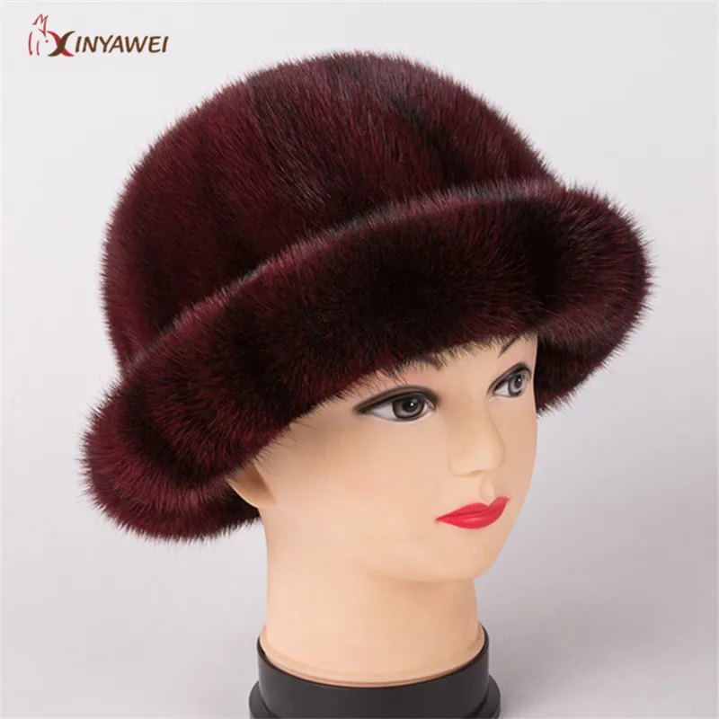 Women fur hat for winter natural Mink fur cap russian female fur headgear 2018 brand new fashion warm beanies cap
Women fur hat for winter natural Mink fur cap russian female fur headgear 2018 brand new fashion warm beanies cap