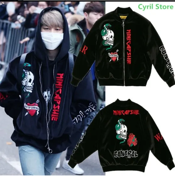 Kpop Blackpink 2019 zipper casual baseball sweatshirt women streetwear exo autumn warm Korean hip hop Harajuku baseball clothes
Kpop Blackpink 2019 zipper casual baseball sweatshirt women streetwear exo autumn warm Korean hip hop Harajuku baseball clothes