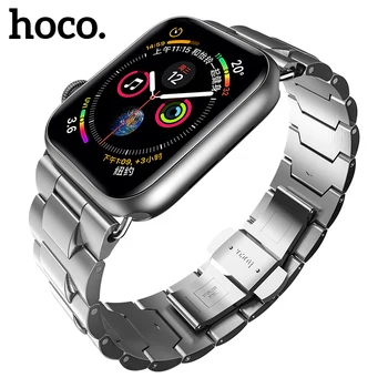 HOCO Metal Band for Apple Watch 42mm 44mm iWatch 40mm 38mm Stainless Steel Butterfly Buckle Strap for Iwatch Series 4 3 2 1
HOCO Metal Band for Apple Watch 42mm 44mm iWatch 40mm 38mm Stainless Steel Butterfly Buckle Strap for Iwatch Series 4 3 2 1
