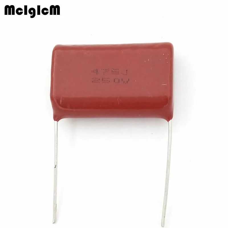 MCIGICM 200 pcs 475 4.7uF 250V CBB Polypropylene film capacitor pitch 27mm 475 4.7uF 250V
MCIGICM 200 pcs 475 4.7uF 250V CBB Polypropylene film capacitor pitch 27mm 475 4.7uF 250V