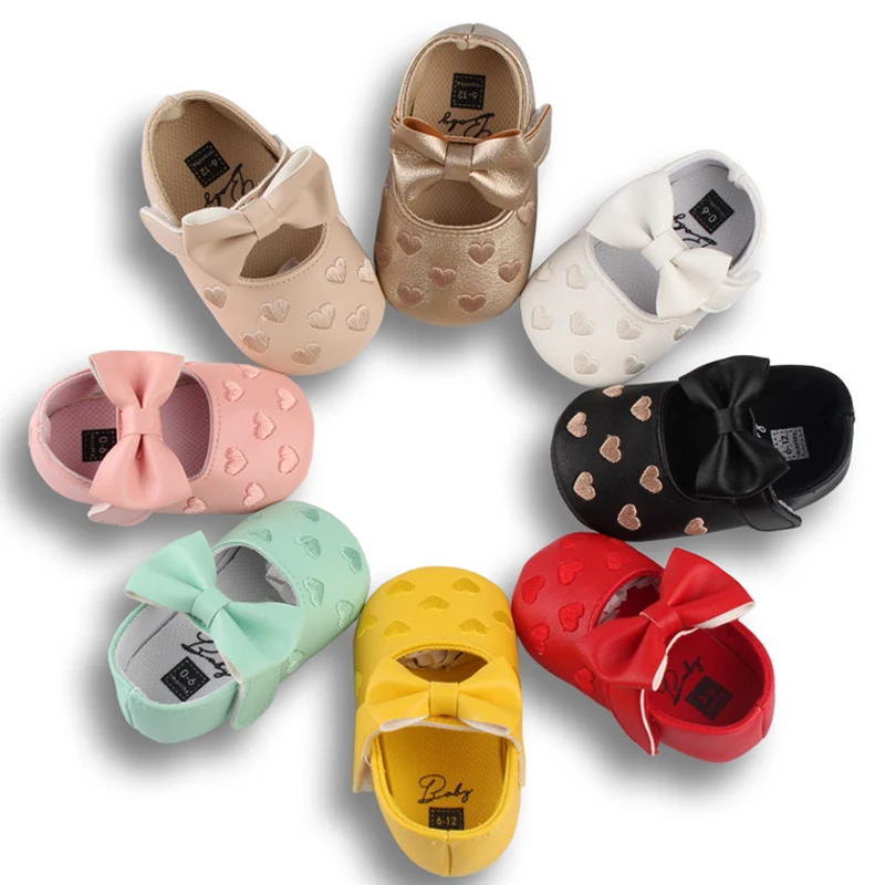Big bow embroidery love pu leather baby girl shoes non-slip soft soled footwear for newborn crib shoes toddler girls shoes
Big bow embroidery love pu leather baby girl shoes non-slip soft soled footwear for newborn crib shoes toddler girls shoes
