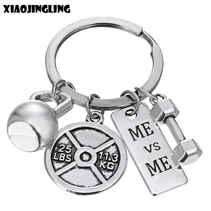 XIAOJINGLIG New Design Barbell Keychains Creative Key Ring Men Jewelry Key Chain Bodybuilding Bag Keyring Car Key Accessories
XIAOJINGLIG New Design Barbell Keychains Creative Key Ring Men Jewelry Key Chain Bodybuilding Bag Keyring Car Key Accessories
