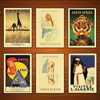 Africa Travel Posters Mystic South Africa Classic Wall Sticker Canvas Paintings Decorative Vintage Poster Home Bar Decor Gift
Africa Travel Posters Mystic South Africa Classic Wall Sticker Canvas Paintings Decorative Vintage Poster Home Bar Decor Gift
