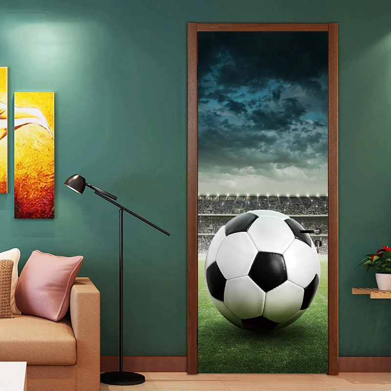 3D Vivid Effect Football Waterproof Removable Door Stickers Wallpaper PVC Poster Sticker Living Room Bedroom Home Decoration
3D Vivid Effect Football Waterproof Removable Door Stickers Wallpaper PVC Poster Sticker Living Room Bedroom Home Decoration