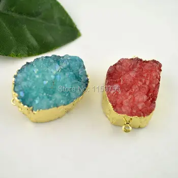 Free Shipping ! Gold Color & Mixed Color Drusy Stones Random Shape Connectors For Jewelry DIY (10pcs/lot )
Free Shipping ! Gold Color & Mixed Color Drusy Stones Random Shape Connectors For Jewelry DIY (10pcs/lot )