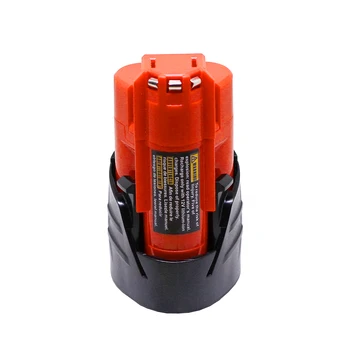 12V 1500mAh Li-Ion Replacement Power Tool Battery Rechargeable Batteries for Milwaukee M12 C12 BX C12 B 48-11-2402 48-11-2401
12V 1500mAh Li-Ion Replacement Power Tool Battery Rechargeable Batteries for Milwaukee M12 C12 BX C12 B 48-11-2402 48-11-2401